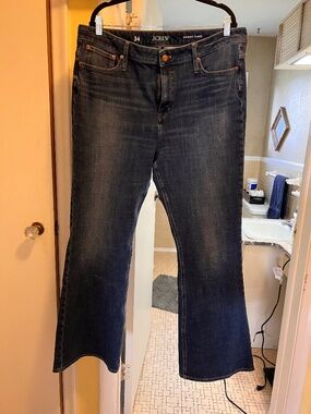 J Crew skinny flare jeans